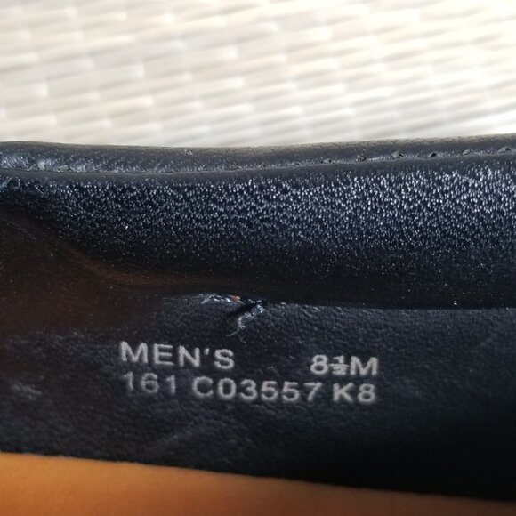 Cole Haan Mens 8.5 M Tucker Venetian Slip-On Loafers Black Leather Casual - Picture 13 of 14